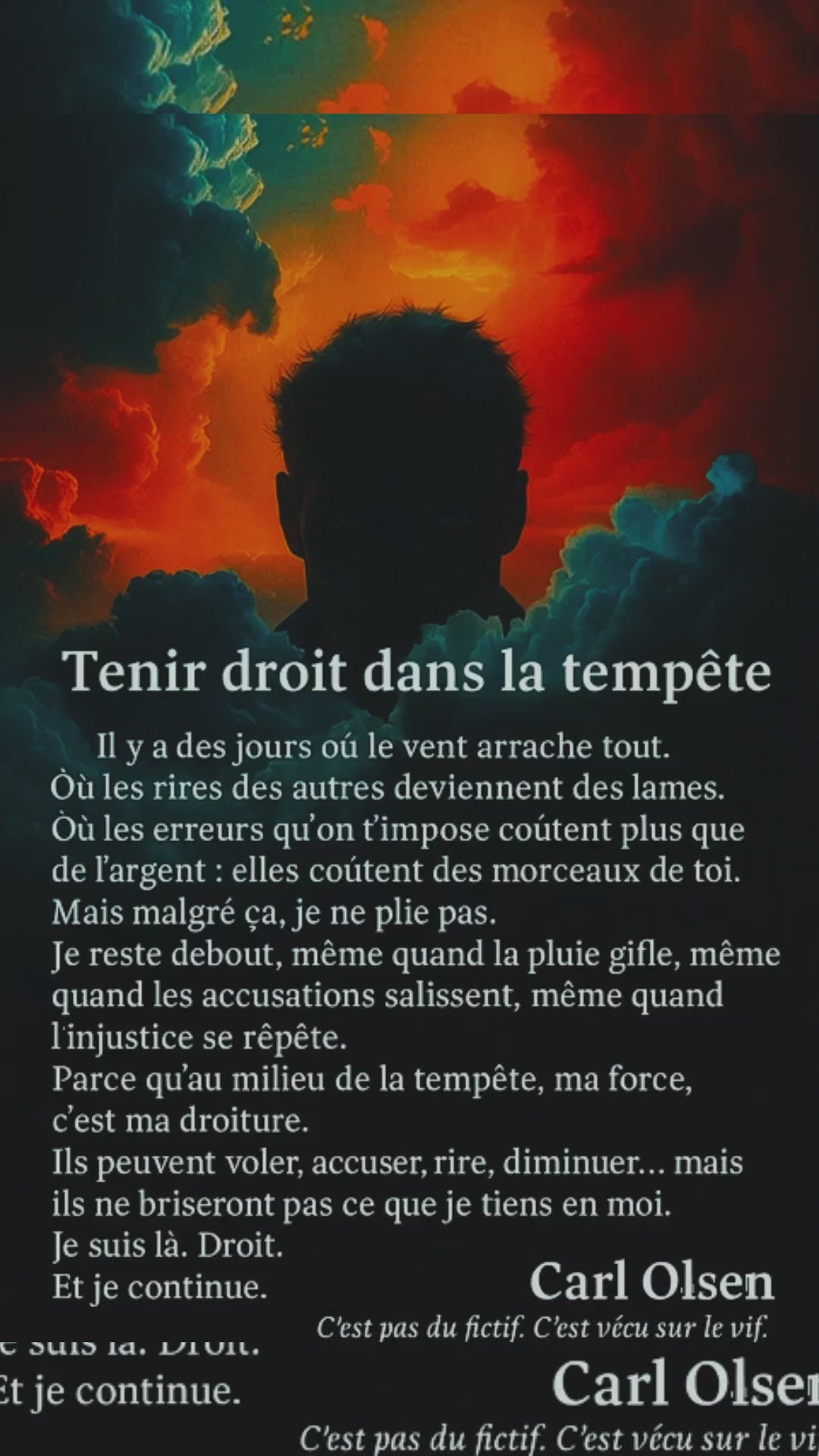 Tenir Droit dans la tempête